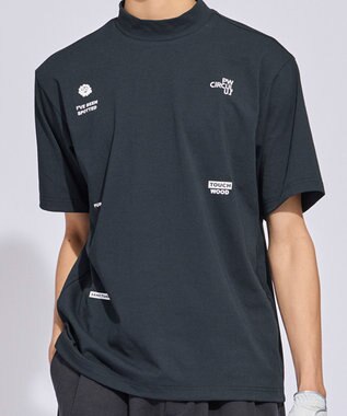 PW CIRCULUS 【MEN】ベーシックモックT ゴルフ ブラック系
