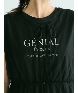 CRAFT STANDARD BOUTIQUE チュールジレワンピース Gray