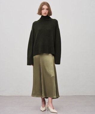 uncrave チャンキーニット プルオーバー モスグリーン