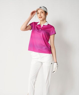 FILA GOLF／marie claire 【Kappa】半袖ポロシャツ ピンク