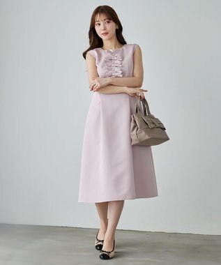 TOCCA 【洗える・消臭】WITH RIBBONS ドレス ピンク系