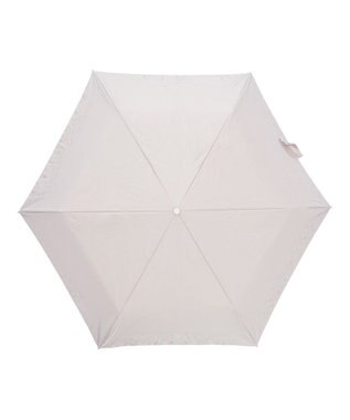 MOONBAT estaa 晴雨兼用 折りたたみ傘 リボンプリント 日傘 遮光 遮熱 UV ペールピンク