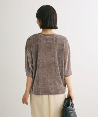 Green Parks シアーベロアプルオーバー Gray