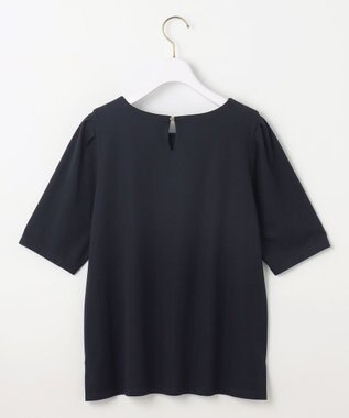 ANY SIS 【接触冷感・UVカット・洗える】ハイストレッチスムースタックスリーブ カットソー ネイビー