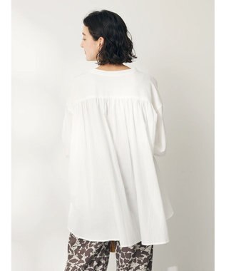 CRAFT STANDARD BOUTIQUE ジョーゼットスキッパーシャツ Off White