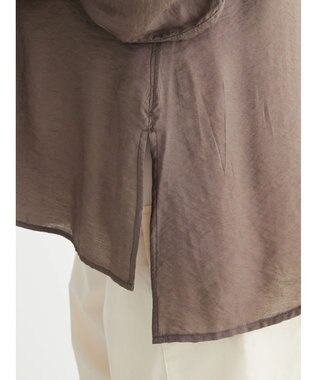 Green Parks レギュラー前後差シアーシャツ Brown