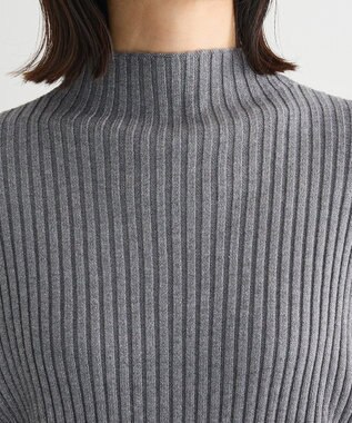 Green Parks ・ｓｗｉｎｇ　ｂｙ　ボトルネックラメニット Gray