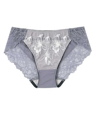 AMPHI ショーツ 【ふわふわブラ】 BYJ380とペア アウターにひびきにくい(裾) PYJ180 アンフィ／ワコール グレー