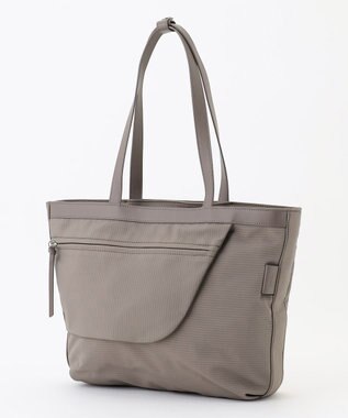 Y'SACCS コーデュロイライクナイロントート グレージュ