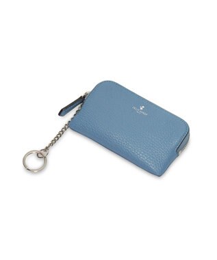 PELLE BORSA ラウンドファスナーキーポーチ Comfy コンフィー 6712 サックスブルー