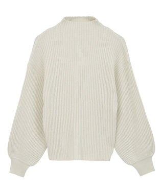 Green Parks ・ｓｗｉｎｇ　ｂｙ　ボトルネックラメニット Ivory