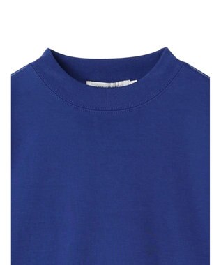 AMERICAN HOLIC モックネック５分袖カットプルオーバー Blue