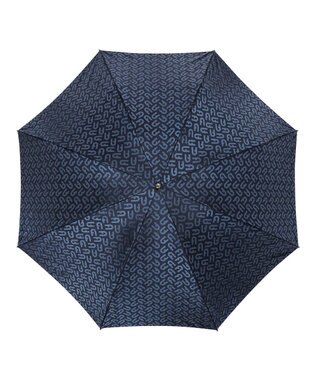 MOONBAT 【耐風】FURLA 折傘 アーチロゴ ネイビーブルー