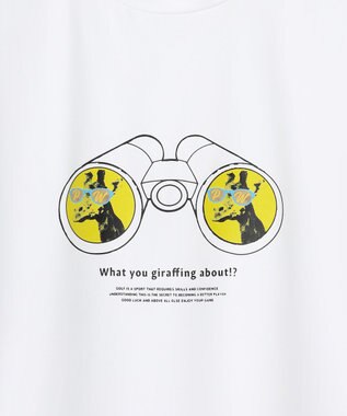 PW CIRCULUS 【UVカット / 吸水速乾 / 伸縮性抜群】【MEN】アニマルフォトモック T ホワイト系