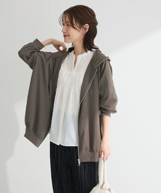 Green Parks ＵＶカットｂｉｇパーカー Dark Beige