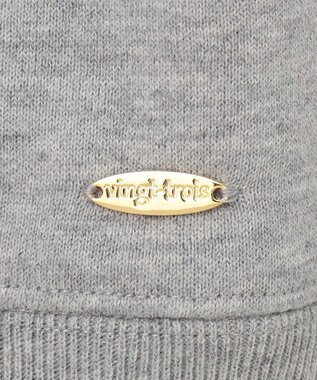 23区 【洗える】オーガニックコットンテリー ジップアップ フーディー ライトグレー系