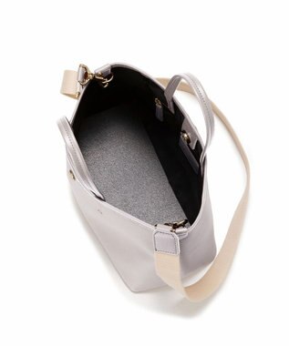 TOPKAPI 【Breath TOPKAPI】RIPPLE リプル ショルダー付き シンプル ミニ トートバッグ サンドグレー