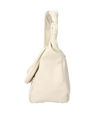 INTER-CHAUSSURES 【ANDREA CARDONE ITALI】ツイストハンドルギャザーフラップバッグ ライトベージュ