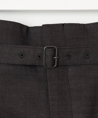 23区 【洗える】デニムライクシャンブレー Iライン スカート ブラック系