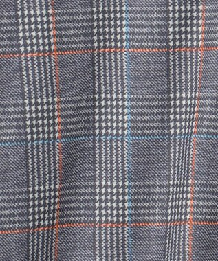 23区GOLF 【MEN】【吸水速乾/UVカット】タータンチェック柄長袖シャツ ネイビー系3