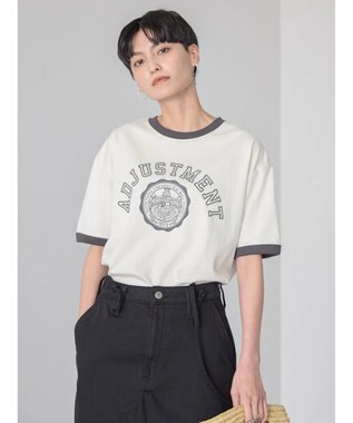 AMERICAN HOLIC リンガーロゴプルオーバー① Ivory