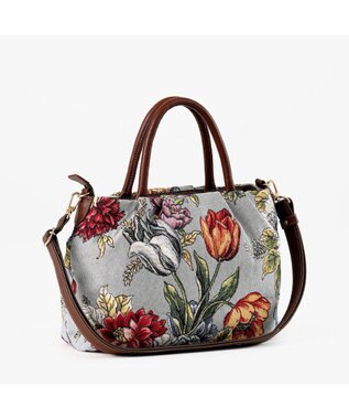 IBIZA ディーア　2WAYバッグ ライトグレー