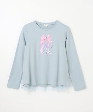 ANY KIDS トゥシューズバックシャン長袖Tシャツ ミント