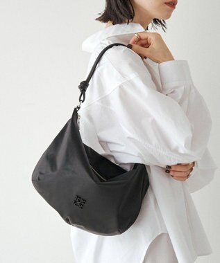 russet クラウズナイロン2WAYショルダーバッグ(CE-1621) Black