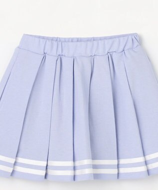 ANY KIDS 【洗濯機可能/吸汗速乾】ドライタッチ プリーツスカパン サックスブルー