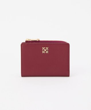 russet ミニモノグラムプレートハーフウォレット(SO-421) Bordeaux