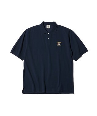 J.PRESS MEN 【AaronChang】【UNISEX】カノコ ポロシャツ ネイビー系