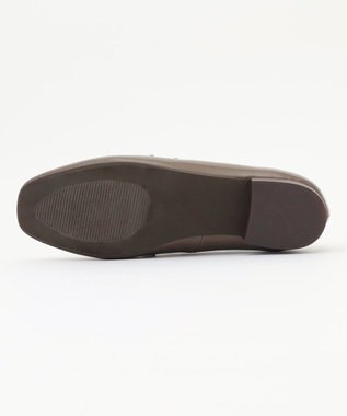 組曲 スクエアトゥローファー ブラウン系