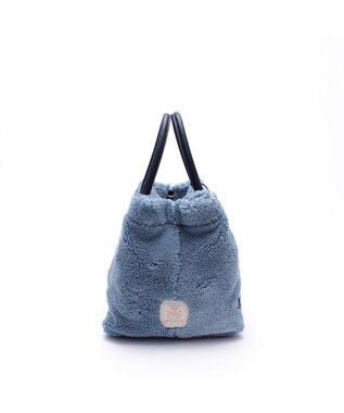 A.D.M.J. 【もこもこ】オスカー/コード刺しゅうキューブトート25cm(Dカン＋) BOSCO BLU