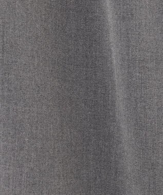 ANY 【洗濯機可能/ストレッチ/ウエストゴム】ウールライク2タックストレートパンツ グレー