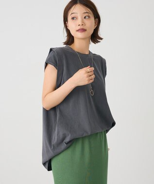 CRAFT STANDARD BOUTIQUE レイヤード風ピグメントカットチュニック