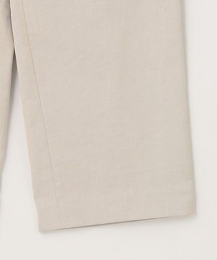 J.PRESS LADIES S 【洗える・吸水速乾・接触冷感】リネンツイル ストレート パンツ アイボリー系