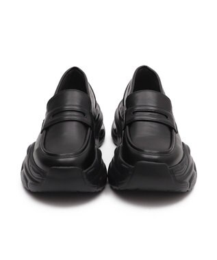 WEGO スニーカーソールローファー ブラック