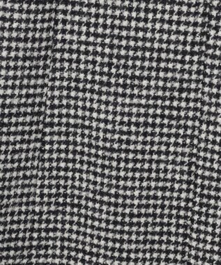 J.PRESS LADIES L ウールシルク ハウンドトゥース ジャンパースカート モノトーン系