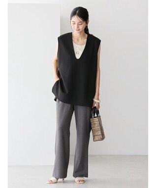 AMERICAN HOLIC Ｕネックポンチベスト Black