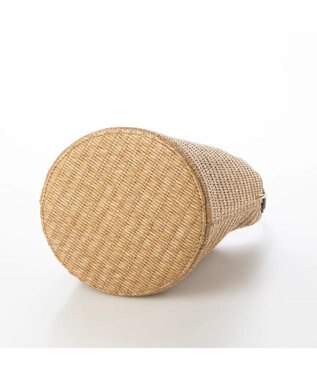 UNBILLION cachecache ジャガード巾着付きポリプロピレンバケツバッグ ブラック