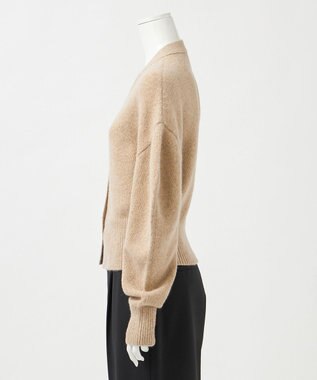 23区 【エステータ】シャイニーカーディガン ベージュ