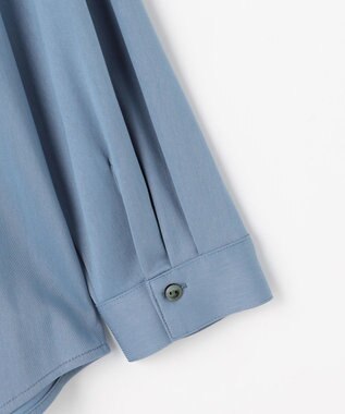 J.PRESS LADIES コンパクトトリコット シャツライク カットソー ブルー系