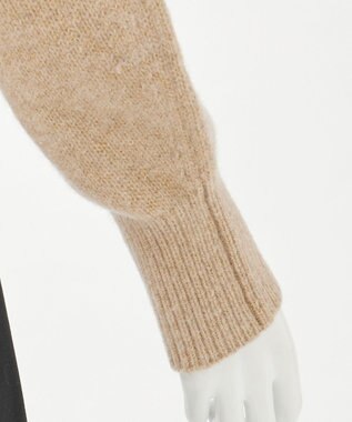 23区 【エステータ】シャイニーカーディガン ベージュ