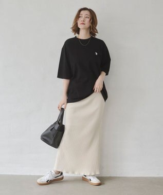 WEGO 【ユニセックス着用ITEM/MLサイズ展開】U.S. POLO ASSN.別注 接触冷感T（SS） ブラック