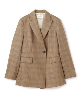 BEIGE， WAGRAM / チェック柄ジャケット Camel