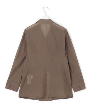 23区 【先行予約】ナイロンコットンシアーボイル ダブルジャケット ブラウン系