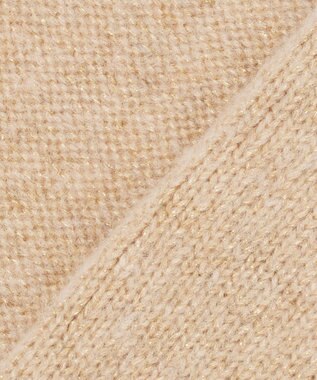 23区 【エステータ】シャイニーカーディガン ベージュ