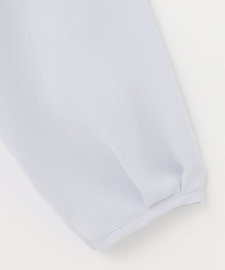 J.PRESS LADIES S ポリエステルツイル タックネック カットソー サックスブルー系