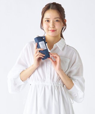 MOONBAT 【遮光100％】晴雨兼用 折りたたみ傘 コンパクト kowaza コワザ ディープブルー