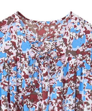 Green Parks ■ＥＳＣＡＲ　モザイクｐｔレースアップワンピース Off White